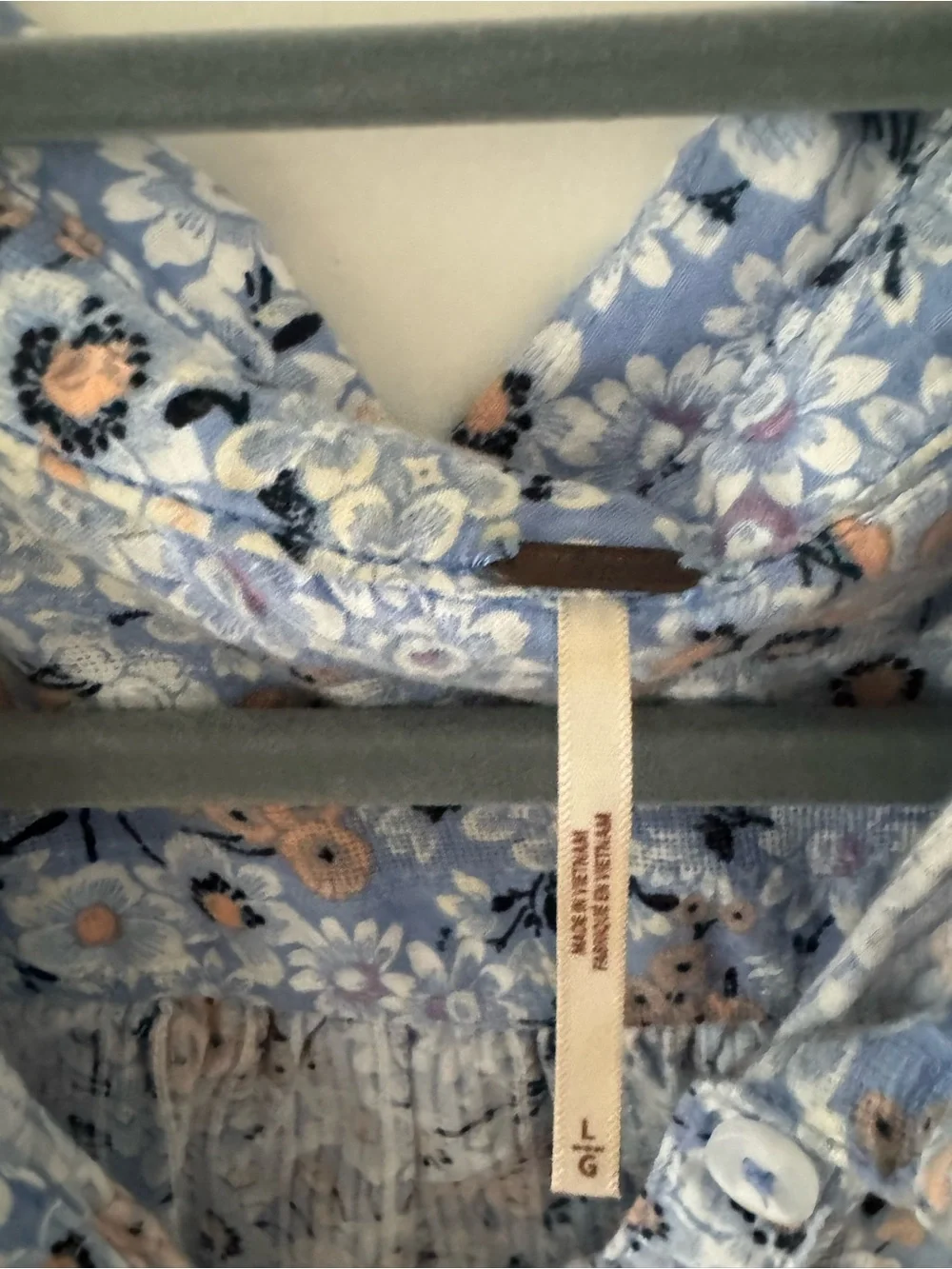 Free People Floral Blouse